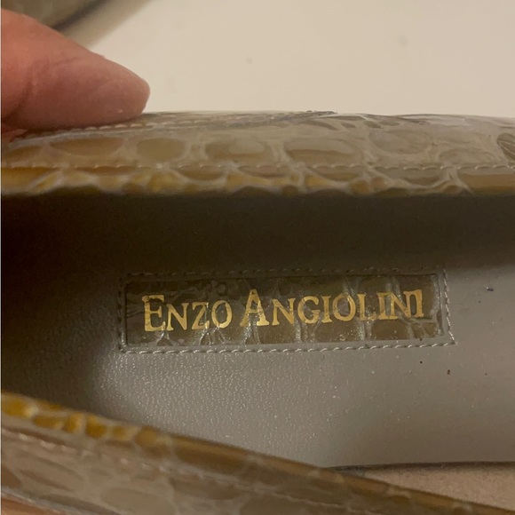Enzo Angeloni, beautiful lime color, leather shoes with the thick silver chain - Picture 5 of 10
